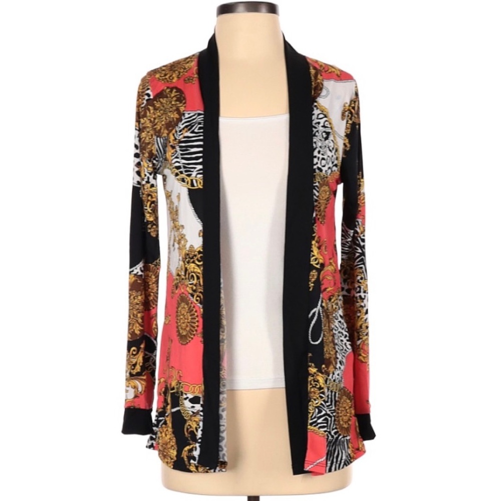 Fashion Nova Floral Print Cardigan